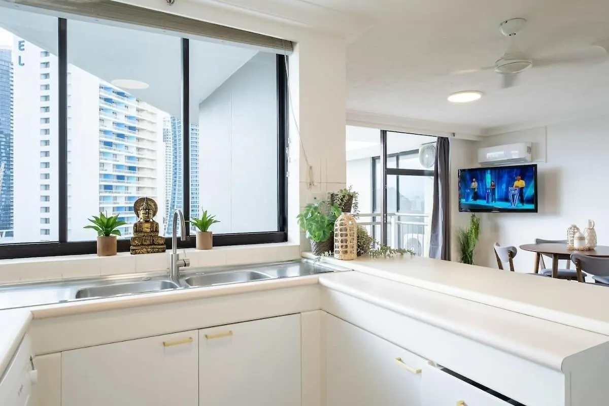 High Level 1Br Apartment 1 Min To Beach Голд-Кост