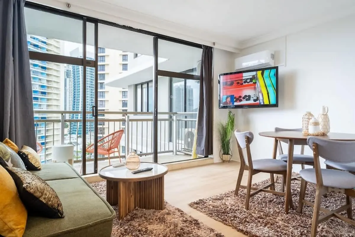 High Level 1Br Apartment 1 Min To Beach Голд-Кост 0*,  Австралия